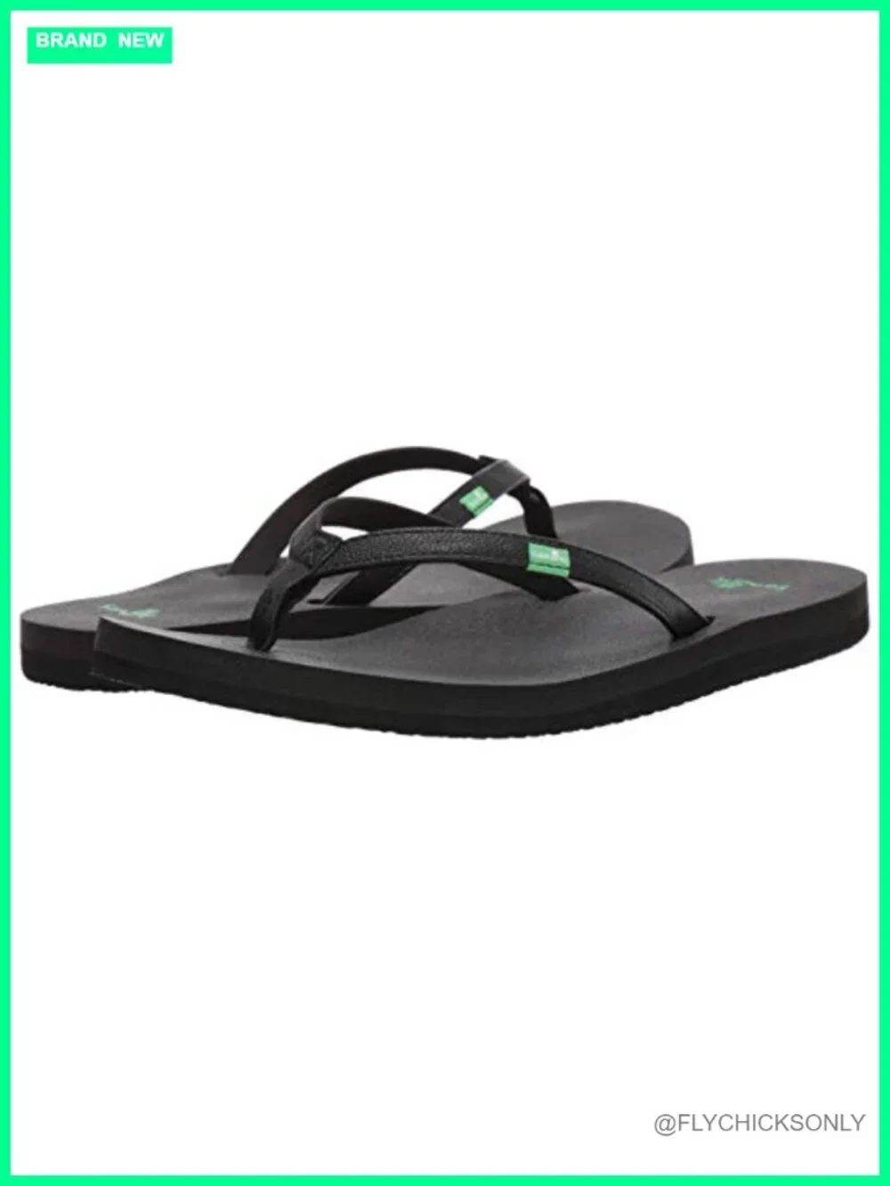 Memory Foam Yoga Mat Footbed Flip Flops with Arch Support